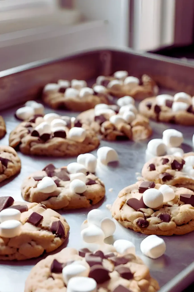 Baking Rocky Road Cookies