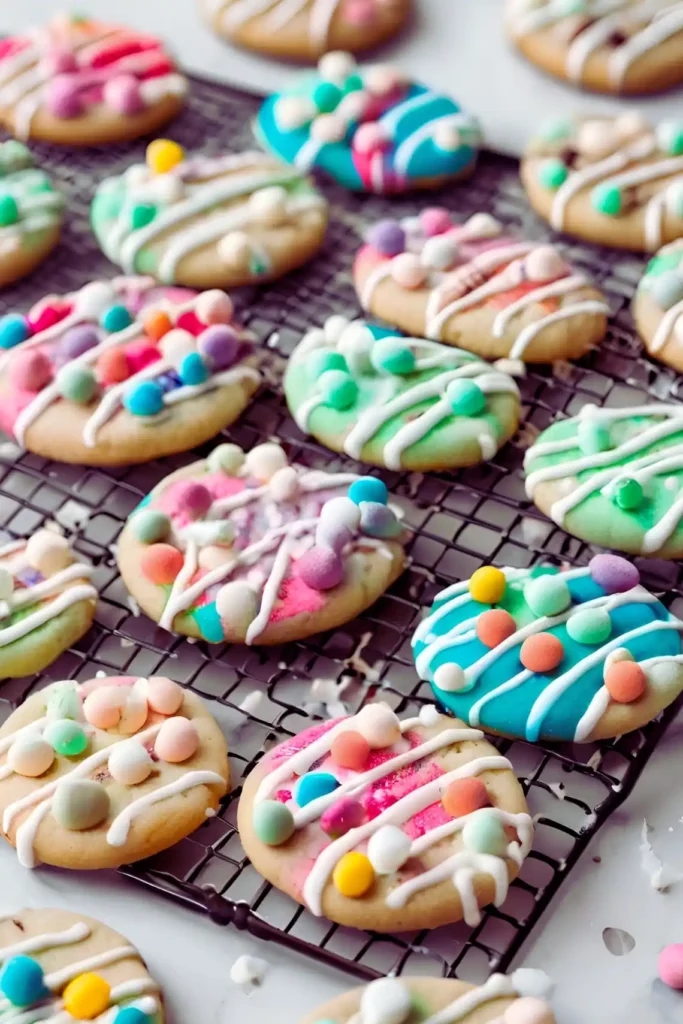 Decorated Rocky Road Cookies