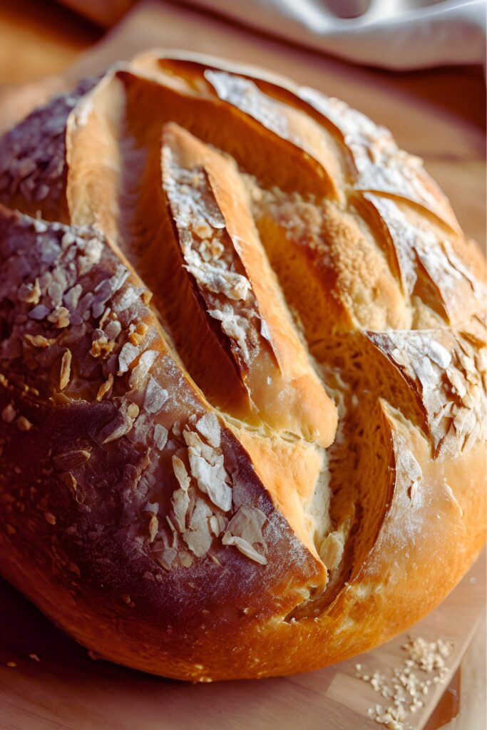 Freshly Baked Sourdough Loaf