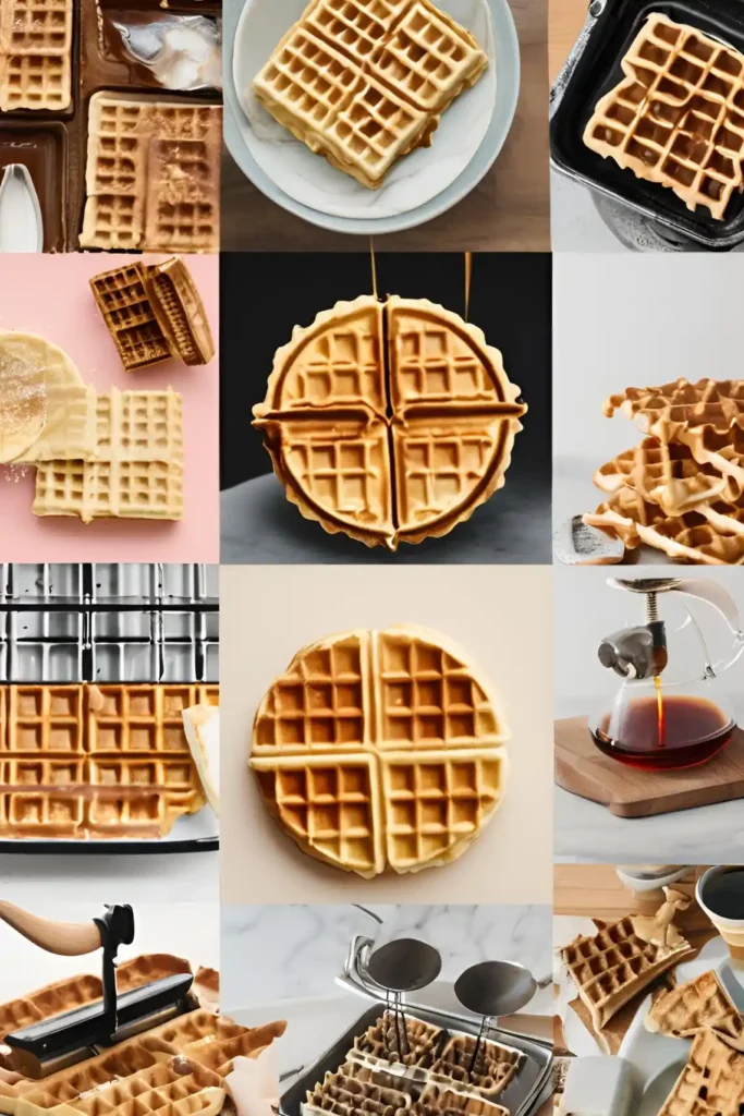 The evolution of waffles over time