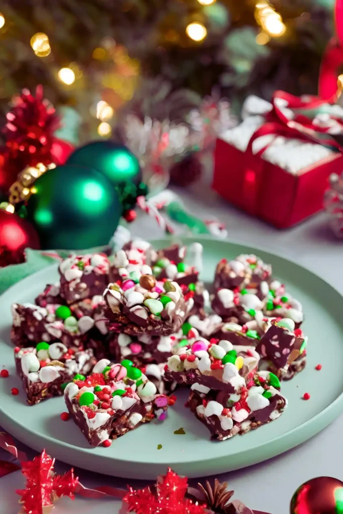 Festive Rocky Road Presentation