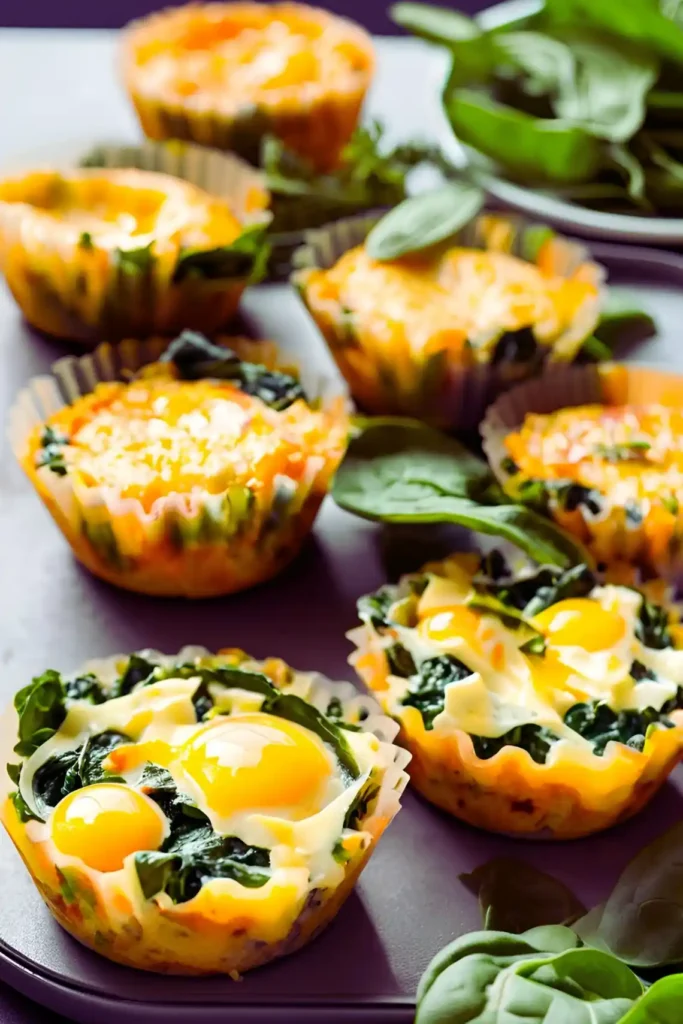 Healthy air-fried egg muffins