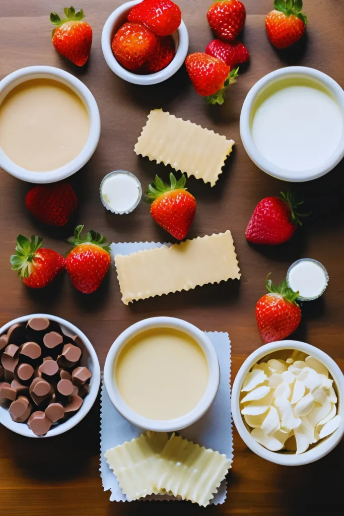 Different types of dipping chocolate