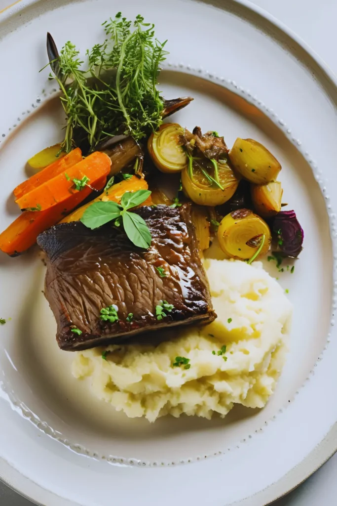 Braising short ribs in pot