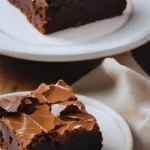 Types of brownies on a plate