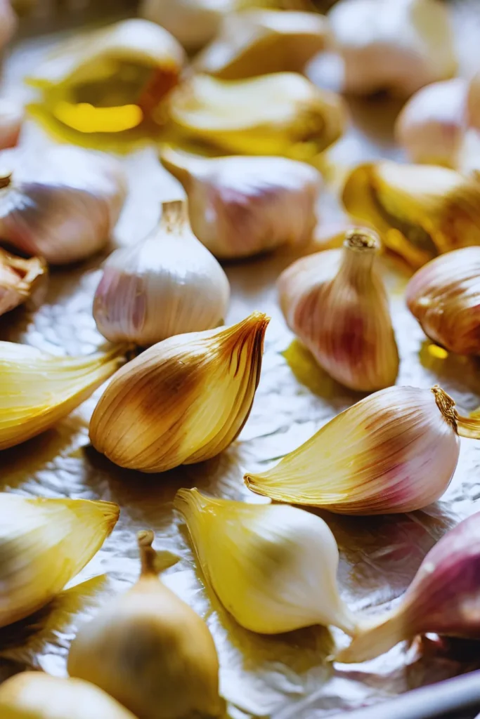 Chemical changes in roasted garlic