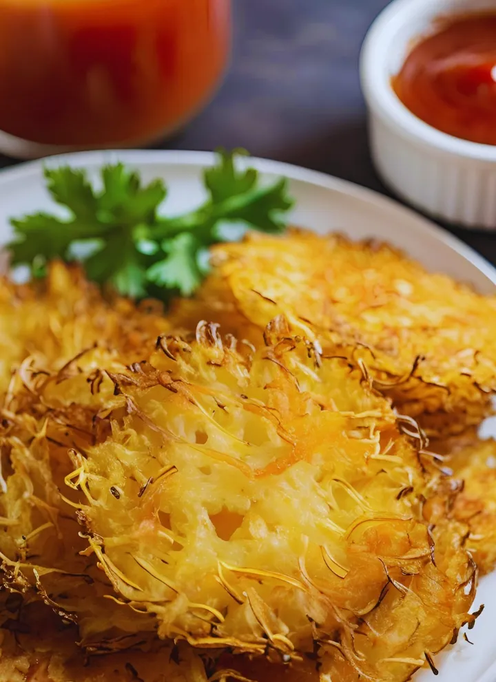 McCain hash browns in an air fryer