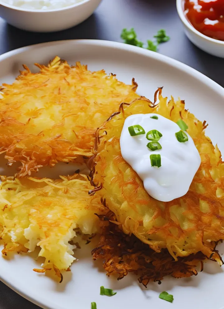 Potato latkes vs hash browns comparison