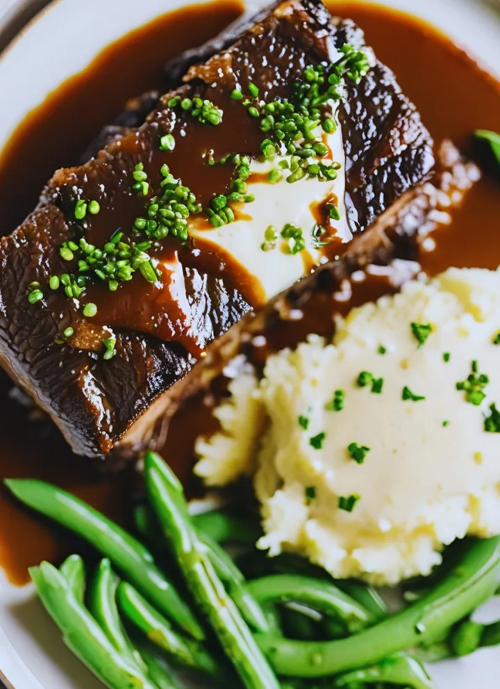 Braised Short Ribs Dish