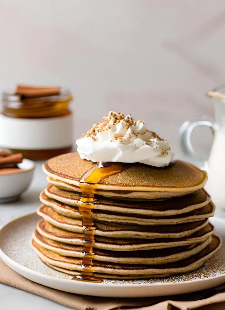 Stack of Gingerbread Pancakes