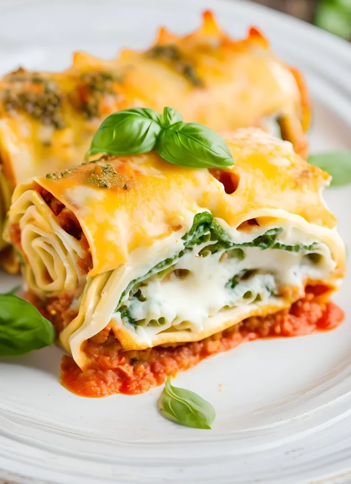 Calories in lasagna roll-ups