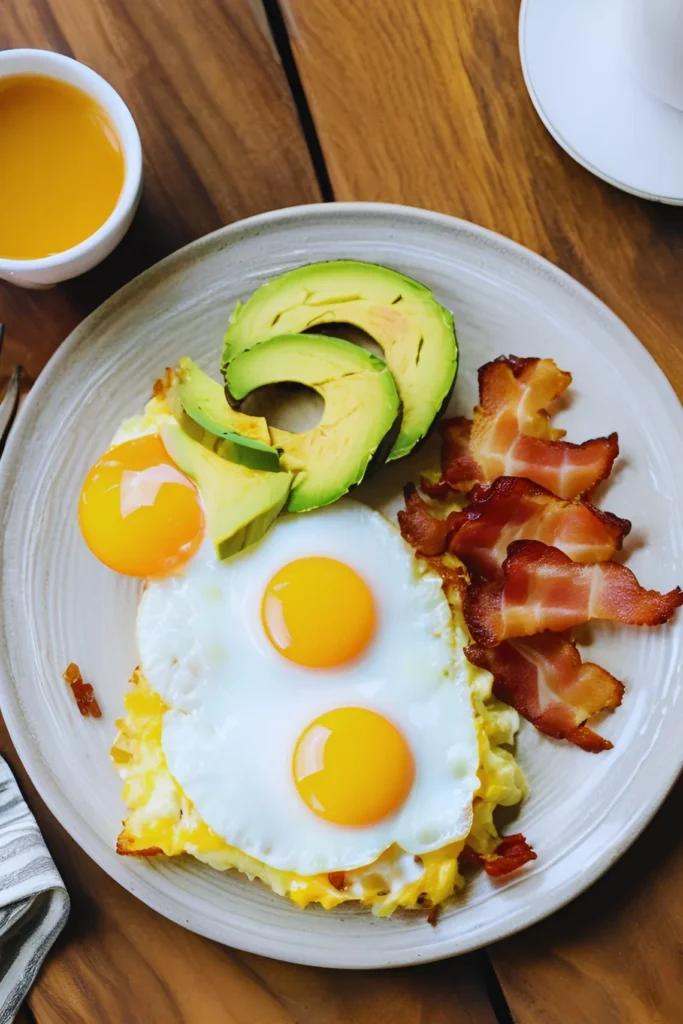 Breakfast plate with McCain hash browns