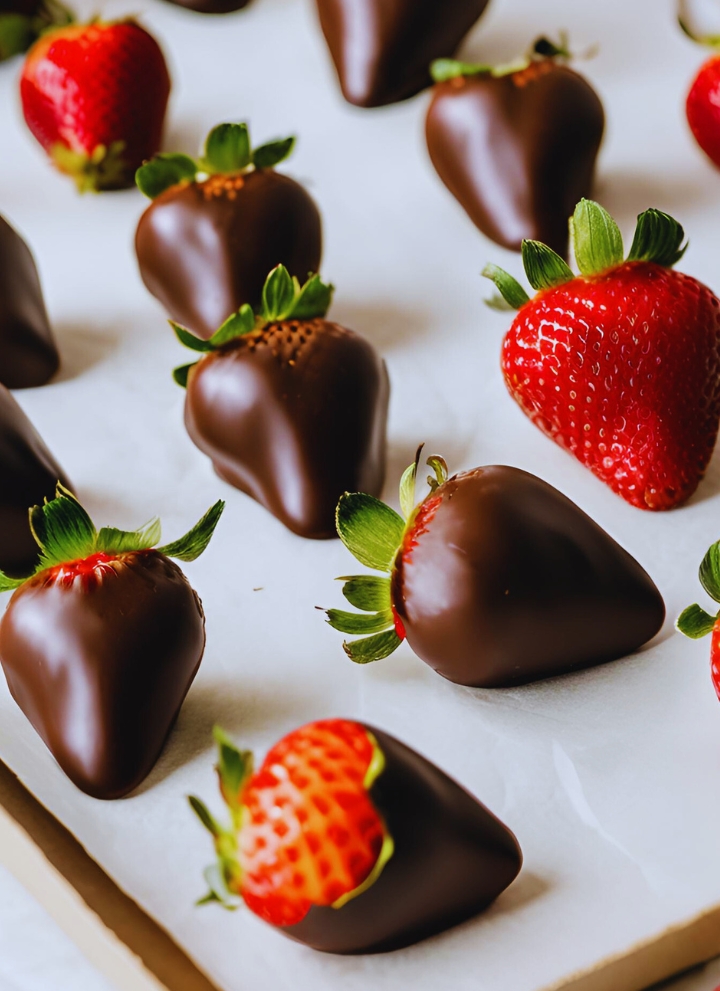 Fresh Chocolate-Covered Strawberries