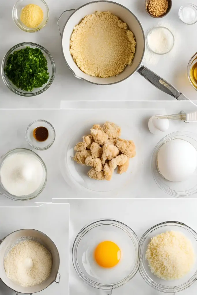 Preparing breading in an air fryer