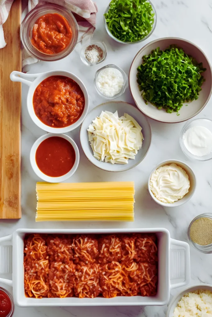 Lasagna roll-ups ingredients calories