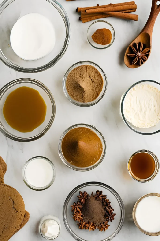 Gingerbread Pancake Ingredients