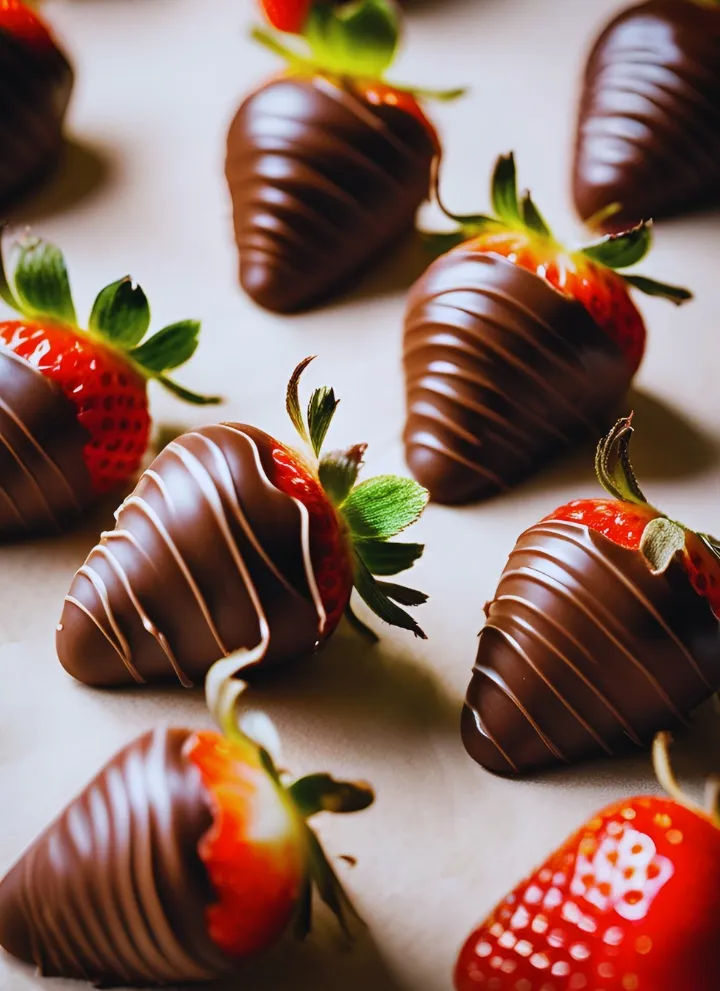 How to get chocolate to stick to strawberries