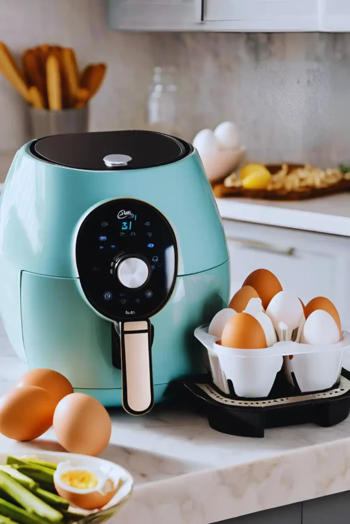 Boil eggs in air fryer