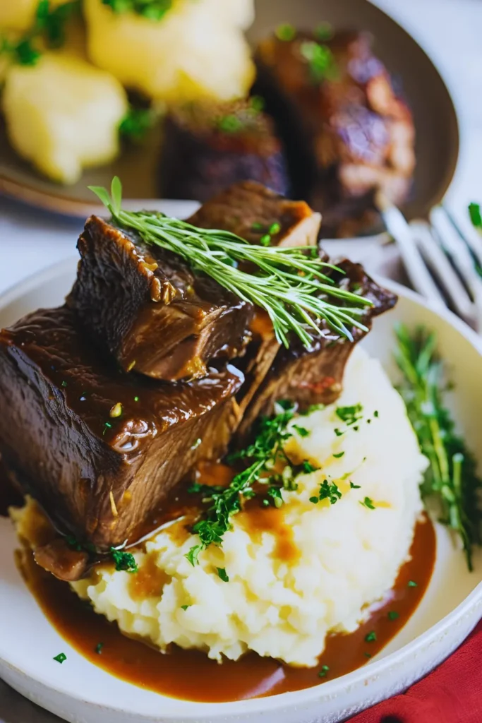 Tender Braised Beef Short Ribs