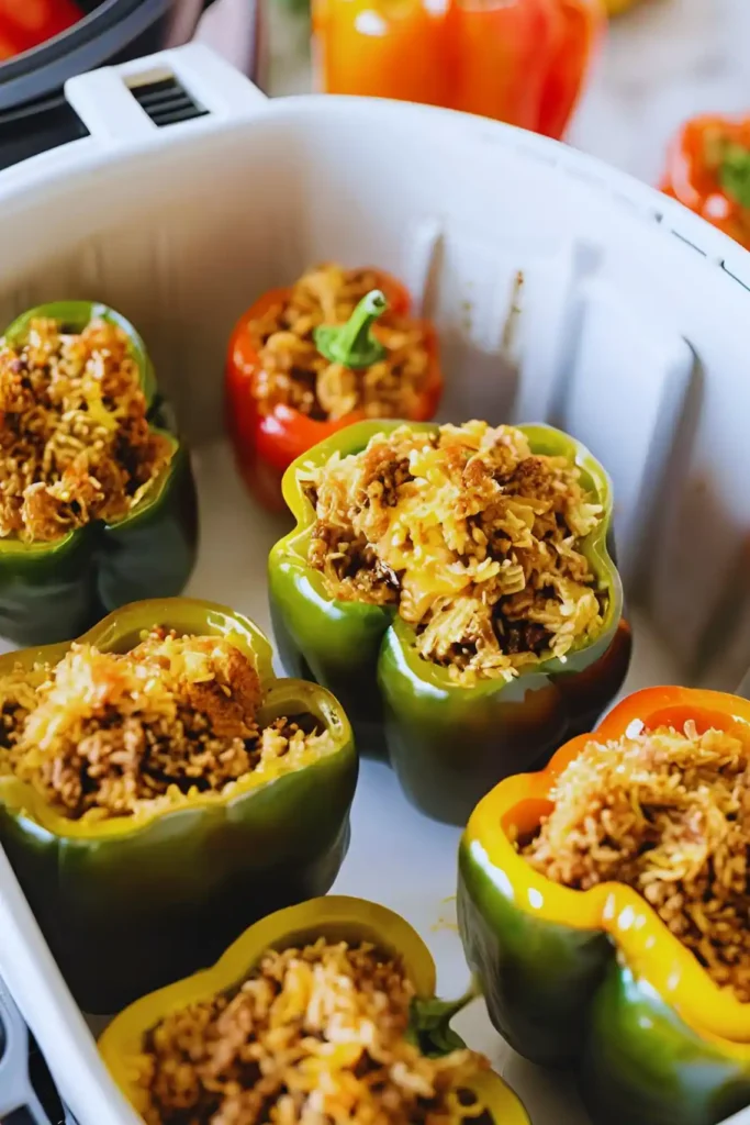 Stuffed Peppers in Air Fryer