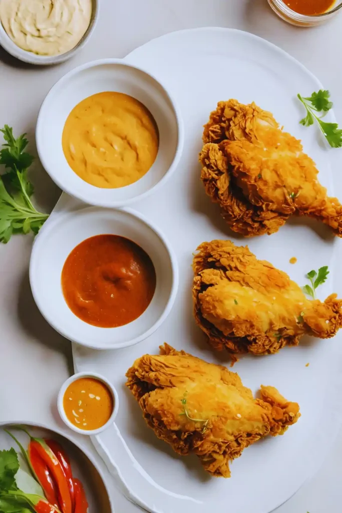 Air fryer crispy floured chicken recipe