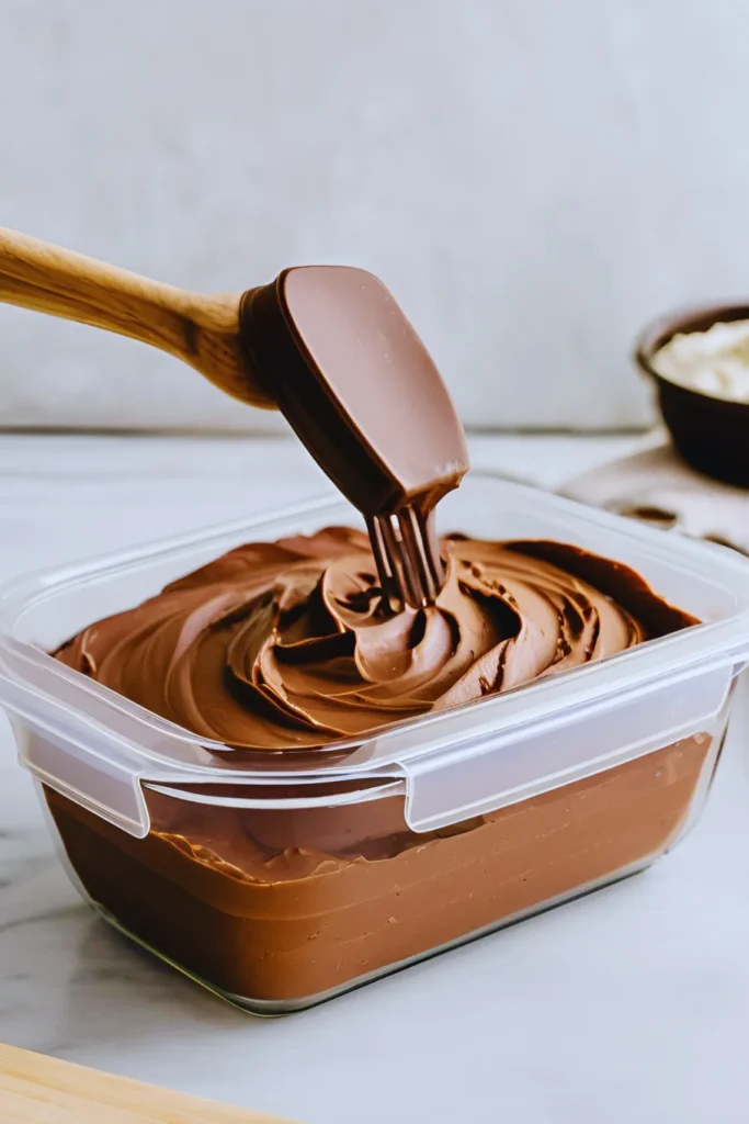 Frosting Stored in an Airtight Container