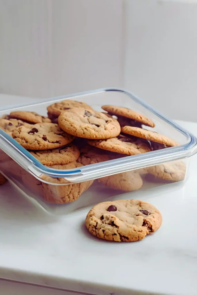 Cookies stored in an airtight container