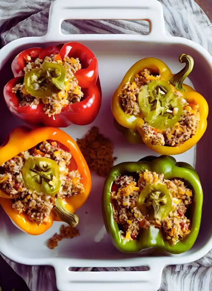 Stuffed peppers cooking methods