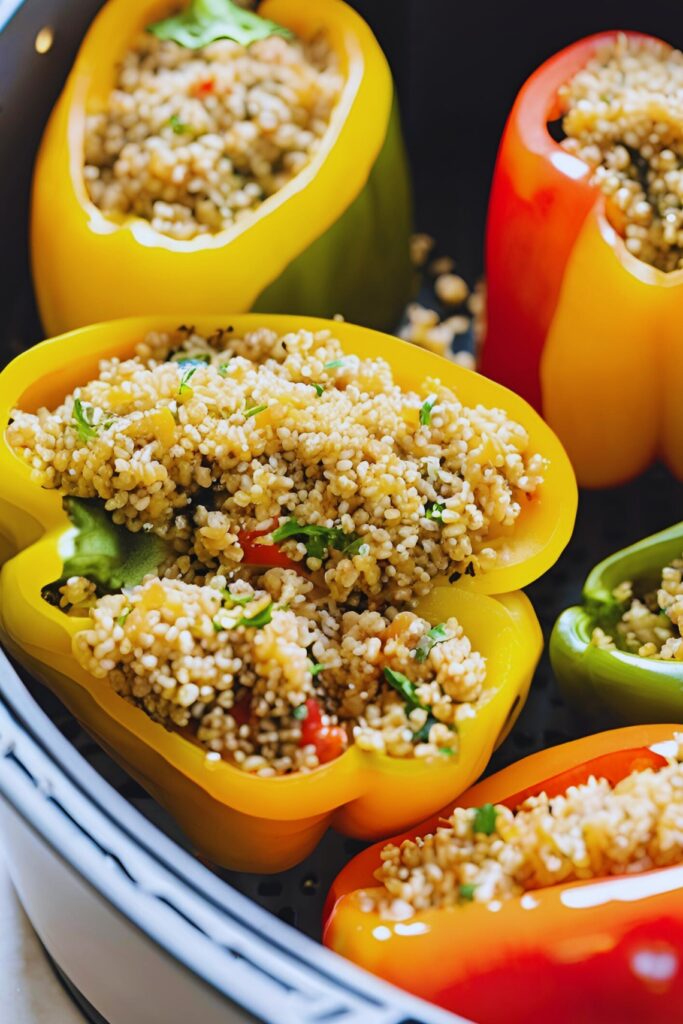 Stuffed bell peppers in air fryer