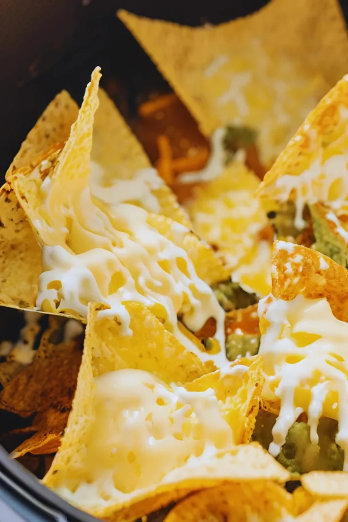 Air fryer cooking air fryer nachos