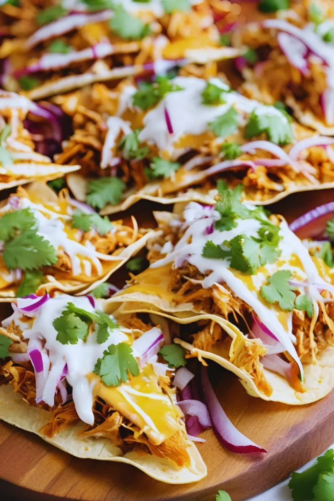 BBQ chicken nachos in air fryer - smoky and flavorful nachos