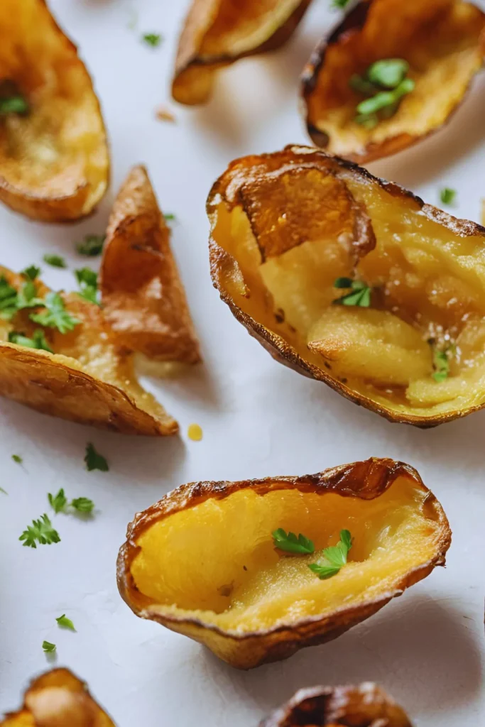 Crispy Potato Skins made in the air fryer